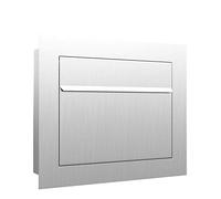Sora by Bravios - Contemporary, Built-in Designer Mailbox in Stainless Steel