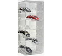 SORA Vitrine pour modèles de voitures 1/43, Transparent, Acrylique, Montage mural, 21,0 cm x 50,0 cm