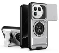 SORAKA Coque pour realme GT 8 Pro 5G avec Support,Protection d'objectif avec fenêtre et Double Couche en PC et TPU Compatible avec Le Support magnétique pour Voiture