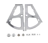 Sorand 2pcs charnières de Meuble à Chaussures en Acier Inoxydable, Supports à Chaussures, Chaussures de Rangement, charnières de tiroir, Garnitures de Remplacement de bâti de Turing(1 Couche)