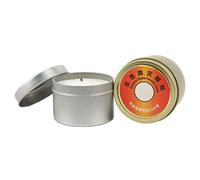 Sorandy 2Pcs 48 Heures Bougie d'urgence, Bougie de Survie étanche à la Paraffine Non Parfumée Bougies en Pot à Longue Durée de Combustion pour la Maison Camping