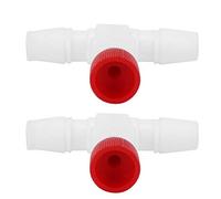 Sorandy 2PCS Vanne d'air pour écumeur de Protéines, Compatible avec Les | Réglage fin du débit d\'air, ouverture de 10 mm, interrupteur de valve en plastique pour écumeurs d\'aquarium