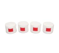 Sorandy 4PCS Bandages de Jambe de Cheval Bandages de Jambe de Cheval Enveloppements Équestres de Protection en Polaire Douce 9,8 Pieds Réglables pour L'entraînement Compétition Équitation (White)