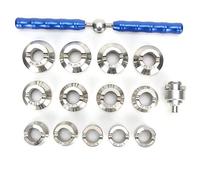 Sorandy 5537 Ouvre-Boîtier de Montre, Kit D'outils D'ouverture de Couvercle Arrière de Montre Professionnel avec Matrices pour Ouvrir Le Boîtier Arrière à Vis