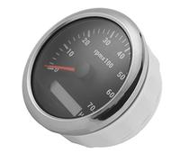 Sorandy 85mm Compteur étanche avec Rétroéclairage Réglable (BLACK) | IP67 résistant aux intempéries, tension 9-32 V, résistant aux vibrations, acier inoxydable, adapté aux voitures, bateaux,