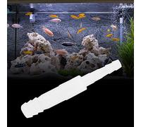 Sorandy Accessoires d'Aquarium 5 Pièces, Raccords de Tube de Conduite d'eau en Plastique, Connecteurs Droits avec Conception étanche, Idéal pour Une Utilisation en Aquarium, Diamètre de Tuyau de 4