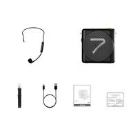 Sorandy Amplificateur Vocal sans Fil, Haut-Parleur Portable avec Bluetooth et Saut de Fréquence 2,4 GHz, Réduction du Bruit DSP AI, Autonomie de 23 Heures, pour Enseignants, Guides Touristiques et