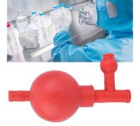 Sorandy Ampoule d'aspiration en Caoutchouc Naturel 2 Pièces, Ampoule d'aspiration Quantitative de Laboratoire de Lavage 'oreille avec Pipettes, Idéale pour les Laboratoires Alimentaires Agricoles