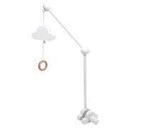 Sorandy Baby Berce Mobile Bras, Rotatif bébé Houx Mobile Hêtre en Bois Bras de Support en Bois avec Boîte de Musique Non Glissement pour Décor de Crèche Baby Shower