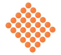 Sorandy Balles de en Mousse Souple, Balles D'entraînement Respectueuses de l'environnement, 30 Pièces pour la Pratique du Swing en Intérieur et L'entraînement en Plein Air (Orange)