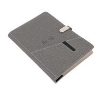 Sorandy Banque d'alimentation 8 000 MAh Chargeur sans Fil 15 W Carnet personnalisé, Planificateur Professionnel, Carnet d'enregistrement Audio pour le Travail, l'école, les Voyages et les Cadeaux