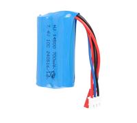 Sorandy Batterie Lipo 7,4 V 700 MAh, Batterie RC Rechargeable avec Prise JST, Haute Performance de Décharge, pour Pièces de Mise à Niveau de Voiture SCX24 1 24 RC