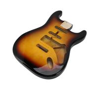 Sorandy Bois de Peuplier, Style ST Sunburst, pré-percé, Guitare Compatible pour ST, Corps de Guitare électrique avec Mastic Polyuréthane satiné Fin, Multi-usages pour les Fabricants de Guitares
