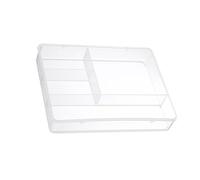 Sorandy Boîte de Rangement de Tiroir de Bureau Spacieuse avec Conception de Classification Fine pour Articles de Papeterie et de Salle de Bain en Matériau ABS de qualité pour le Bureau (clair)