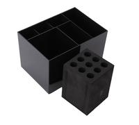 Sorandy Boîte de Rangement pour Outils de Coiffure, Support de Ciseaux Durable, Organisateur pour Salon de Styliste, Matériau : ABS [Facile à Transporter] [Styliste Professionnel]