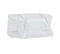 Sorandy Boîte de Rangement pour Support de Perceuse à Ongles avec Espace de | Conception transparente pour un accès facile, Compact et peu encombrant, Convient à une utilisation à la maison et en salon
