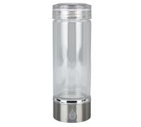 Sorandy Bouteille d'eau à Hydrogène, Tasse de Générateur d'Hydrogène Rechargeable Portable avec de l'eau Riche de 1200 à 1500 PPB, pour la Salle de Sport de Bureau de Voyage à Domicile (SILVER)