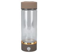 Sorandy Bouteille d'eau à Hydrogène, Tasse de Générateur d'Hydrogène Rechargeable Portable avec de l'eau Riche de 1200 à 1500 PPB, pour la Salle de Sport de Bureau de Voyage à Domicile (BROWN)