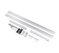 Sorandy Brassets de Montage Inclinable à Panneau Solaire Réglable 41 Pouces avec Pattes d'inclinaison Pliables, Alliage d'aluminium de Jambe L Réglable L, pour RV, Yacht, Bateau, Toit, Sol,