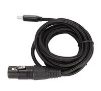 Sorandy Câble USB C vers XLR Femelle de Haute qualité à Faible Bruit pour Ligne D'enregistrement pour GarageBand, Amplis Combo Guitare, Amplitude, Yousician (#2)