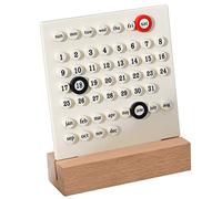 Sorandy Calendrier Perpétuel en Bois pour Enfants, actionné à la Main, Développe des Compétences de Planification pour les Activités D'apprentissage Préscolaire, les élèves à la Maison et les