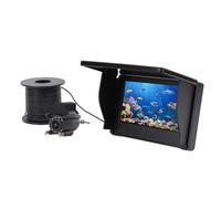 Sorandy Caméra de Pêche sous-Marine 1080P, Détecteur de Poisson Vidéo Grand Angle Haute Définition pour la Pêche sur Glace, Boîte de Rangement avec Support D'écran ABS