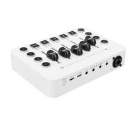 Sorandy Carte Son en Direct Bluetooth Réduction du Bruit Alimentation | Mélangeur , Boîtier ABS, Utilisation Domestique et Extérieure, Compatible Téléphone et Ordinateur, Numérique, Batterie