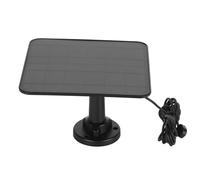Sorandy Chargeur de Panneau Solaire étanche 12W, pour Caméra de sécurité Pro 3 Pro 4 Ultra 2, avec Connecteur Magnétique, pour Utilisation en Extérieur (BLACK)