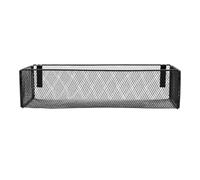 Sorandy Chevet Panier de Rangement Suspendu, Organisateur en Acier | Aucune installation d\'outil, supporte 15 kg, conception en grille maillée, parfait pour les dortoirs, finition noire