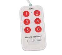 Sorandy Clavier Programmable USB à 6 Touches, Clavier Filaire pour Le Travail de Jeu, Mini Macro Fin avec Fonction Multimédia, Symbole de Chaîne et Taille Portable, Idéal pour Une Utilisation sur