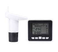 Sorandy Compteur de Niveau Liquide, Capteur de Réservoir D'eau à Ultrasons pour Affichage de Température, Alarmes de Niveau avec Récepteur