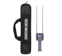 Sorandy Compteur d'humidité de Foin Portable, Testeur d'humidité du Foin avec Sonde pour Surveiller la qualité Optimale, pour Tester la Paille, le Son, la Fibre avec un écran LCD et