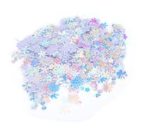 Sorandy Confettis en Forme de Fleur à Paillettes, Décoration de Mariage pour Projets Faits à la Main, Cadeau Idéal pour les Enfants et les Amis, 1 Paquet de Confettis 30 G (WHITE)