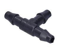 Sorandy Connecteur en T, Compatible avec Les Tubes d'irrigation Goutte à Goutte de 4 Mm et 7 Mm, 100 Pièces |Conception Push to Connect, Construction ABS, Raccords Barbelés à 3 Voies étanches,