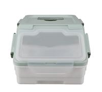 Sorandy Conteneur de Riz Hermétique en PP, Conception Efficace, Bac de Stockage de Riz Durable, Vert Menthe, Organisateur Alimentaire de Cuisine (5kg / 11lb)