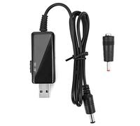 Sorandy Cordon Convertisseur de Tension USB vers DC 9V 12V, Affichage Numérique élévateur pour Modems Optiques, Câble Booster Léger Noir ABS 0.8m