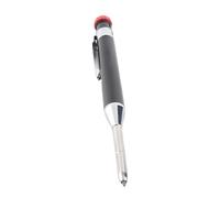 Sorandy Crayon de Charpentier Mécanique Robuste avec Taille-crayon pour la Construction du Bois - Recharge Solide de 2,8 Mm, Idéale pour les Trous Profonds et les Zones Difficiles D'accès (BLACK)