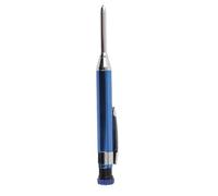 Sorandy Crayon de Charpentier Mécanique Robuste avec Taille-crayon pour la Construction du Bois - Recharge Solide de 2,8 Mm, Idéale pour les Trous Profonds et les Zones Difficiles D'accès (BLUE)