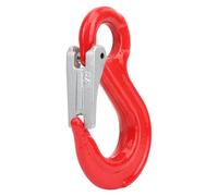 Sorandy Crochet de Levage à œil Fixe en Acier allié Solide de 2 Tonnes, avec Loquet de sécurité pour la Construction de Navires, Crochet de Levage pour Gréement Robuste