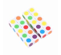 Sorandy Dés à Points de Couleur 20 Pièces, Dés d'enseignement à Angle Droit de 6 Couleurs avec Un Design Lisse sans Bavure, Idéal pour Les Jeux de société, l'enseignement Numérique et Les