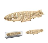 Sorandy Dirigeable D LZ129 à l'échelle 1: 453, Modèle de Construction en Bois de 540 Mm de Longueur, Jouet à Tige Découpée de Haute Précision pour Adolescents et Adultes, Idéal pour la Décoration