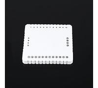 Sorandy Disque de Tressage de 105 Mm, Plaque de Tissage en Mousse EVA, Planche de Tressage à Cordon carré avec Motif de Trous, Idéal pour la Fabrication de Bracelets, l'artisanat de Bijoux, les