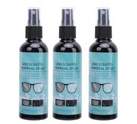 Sorandy Dissolvant Puissant de Rayures de Lentilles, Nettoyant de Restauration pour écran de Lunettes 100ml, pour Lunettes de, Appareils électroniques 3 Pièces
