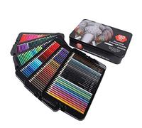 Sorandy Ensemble de 180 Crayons de Couleur, Identification Facile, Boîte en Métal Durable, Outil de Peinture Professionnel, Sûr et Portable, Recharge en Bois