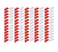 Sorandy Ensemble de Barrières RC pour Maison et Clubs, 120 Pièces | Barrages routiers en plastique, marqueurs de dérive rouges et blancs pour la pratique des courses