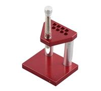 Sorandy Ensemble d'extracteur de Piston à Main de Montre, Kit d'outils de Réparation de Montre-Bracelet Professionnel, Métal Rouge 155 G Comprenant 9 Matrices en Plastique, Idéal pour Les Horlogers