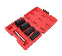 Sorandy Ensemble D'outils de Retrait D'écrou de Roue 5 Pièces, Douille D'extraction D'écrou de Boulon Haute Résistance, Outil de Retrait de Roue pour les Urgences Automobiles et Routières (Ensemble