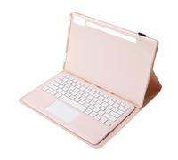 Sorandy étui Clavier TB370FU TB371FC BT Connection 12,7 Pouces en TPU avec Support Magnétique Amovible, Pavé Tactile et Porte-Stylo pour Tablette Tab P12 (Pink)