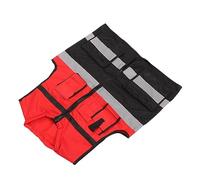 Sorandy Gilet de Travail de sécurité, équipement Réfléchissant Haute visibilité avec Plusieurs Poches et Fermeture éclair, Vêtements de sécurité Légers et Respirants pour Ingénieur, Ouvrier du