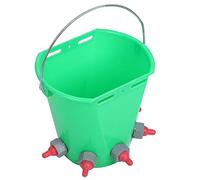 Sorandy HL MP69 Seau d'alimentation en Lait en Plastique Haute capacité 8 L pour Bétail, Conception de Mamelon de Type Assemblage pour Bovins Moutons, Matériau Robuste et Durable (Modèle à Cinq